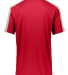 Augusta Sportswear 1558 Youth Power Plus Jersey 2. in Red/ white/ silver grey