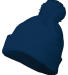 Augusta Sportswear 6816 Two Layer Acrylic Knit Pom in Navy
