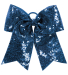 Augusta Sportswear 6702 Sequin Cheer Glitter Bow in Navy