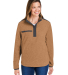 DRI DUCK 9341 Ladies' Sierra Melange Heather Fleec in Saddle