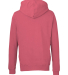 J America 8730 Unisex Pigment Dyed Fleece Hooded S in Garnet