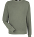 J America 8731 Unisex Pigment Dyed Fleece Sweatshi in Spruce