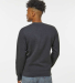 J America 8721 Unisex BTB Fleece Sweatshirt in Charcoal heather