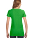 J America 8169 Ladies' V-Neck Slub T-Shirt in Lime