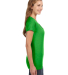 J America 8169 Ladies' V-Neck Slub T-Shirt in Lime