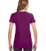 J America 8169 Ladies' V-Neck Slub T-Shirt in Very berry