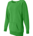 J America 8918 Ladies' Tunic Sweatshirt in Lime