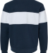 J America 8646 Unisex Varisity Fleece Crew in Navy