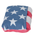 J America 8852 Unisex Triblend Fleece Blanket in Stars & stripes triblend