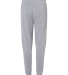 J America 8854 Unisex Triblend Fleece Jogger in Grey triblend
