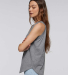 LA T 3592 Ladies' Relaxed Tank in Granite heather