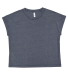 LA T 3502 Ladies' Relaxed Vintage Wash T-Shirt in Washed navy