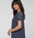 LA T 3502 Ladies' Relaxed Vintage Wash T-Shirt in Washed navy