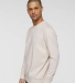 LA T 6935 Adult Vintage Wash Fleece Sweatshirt in Washed natural