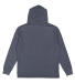 LA T 6936 Adult Vintage Wash Fleece Hooded Sweatsh in Washed navy