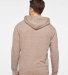 LA T 6936 Adult Vintage Wash Fleece Hooded Sweatsh in Weathered coyote brown