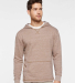 LA T 6936 Adult Vintage Wash Fleece Hooded Sweatsh in Weathered coyote brown