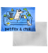 Liberty Bags 3040-200 Sublimation Fleece Baby Blan in White
