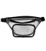 Liberty Bags 5772 Clear Fanny Pack in Black