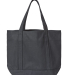 Liberty Bags 8873 Zippered XL Cotton Canvas Resort in Black/ black
