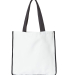 Liberty Bags PSB1516 Sublimation Medium Tote Bag in White/ black