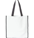 Liberty Bags PSB1516 Sublimation Medium Tote Bag in White/ black