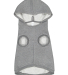 Doggie Skins 3926 Three-End Fleece Pet Hoodie in Granite heather