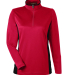Harriton M786W Ladies' Flash Snag Protection Plus  in Red/ black