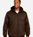 Harriton M722 Unisex ClimaBloc® Heavyweight Hoode in Dark mocha