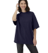 Hanes 5180R Unisex Retro Beefy T-Shirt in Athletic navy