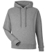 J America 8740 Unisex Electric Fleece Hooded Sweat in Electric slate