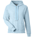 J America 8742 Ladies' Electric Fleece Hooded Swea in Electric sky