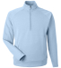 J America 8751 Unisex Apex Fleece Quarter-Zip in Ice blue