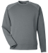 J America 8752 Unisex Apex Fleece Sweatshirt in Steel