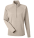 J America 8754 Ladies' Apex Fleece Quarter-Zip in Mojave