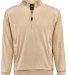 J America 8760 Unisex Element Fleece Quarter-Zip in Almond