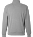 J America 8760 Unisex Element Fleece Quarter-Zip in Grey
