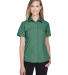 Harriton M560W Ladies' Barbados Textured Camp Shi in Palm green
