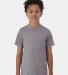 Hanes 484Y Youth Cool-Dri Cotton Touch T-Shirt in Graphite
