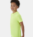 Hanes 484Y Youth Cool-Dri Cotton Touch T-Shirt in Safety green