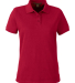 Harriton M205W Ladies' Valiant Cotton Snag Protect in Red