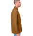 Harriton M72 Unisex Flex Twill Overshirt in Duck brown