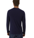 Hanes 484L Unisex Cool-Dri Cotton Touch Long-Sleev in Athletic navy