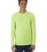 Hanes 484L Unisex Cool-Dri Cotton Touch Long-Sleev in Safety green