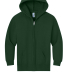 Jerzees 993BR Youth 8 oz. NuBlend® Fleece Full-Zi in Forest green