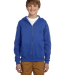 Jerzees 993BR Youth 8 oz. NuBlend® Fleece Full-Zi in Royal