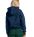 Jerzees H12M Unisex Rugged™ Hooded Sweatshirt in Washed navy