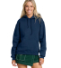 Jerzees H12M Unisex Rugged™ Hooded Sweatshirt in Washed navy