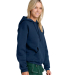 Jerzees H12M Unisex Rugged™ Hooded Sweatshirt in Washed navy