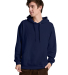 Jerzees IC49M Unisex Ultimate™ CVC Ring-Spun Hoo in J. navy